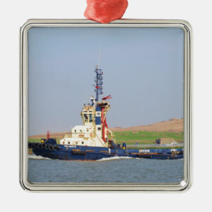 Tugboat Millgarth Metal Ornament