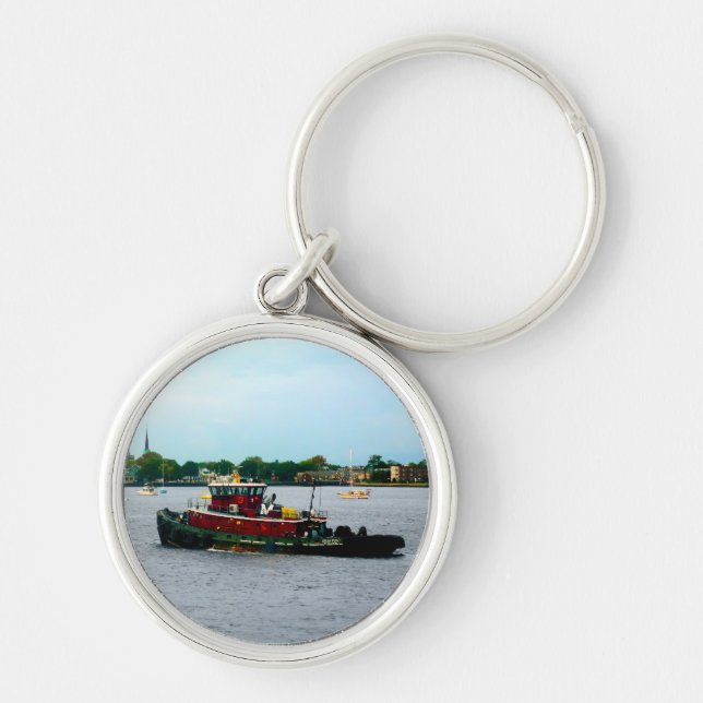 Tugboat Norfolk VA Keychain (Front)