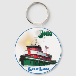 Tugboat Ohio Keychain