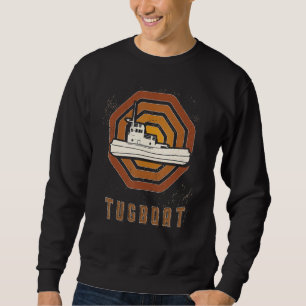 Tugboat Vintage Retro Classic Love Sweatshirt