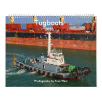 Tugboats 2026 calendar