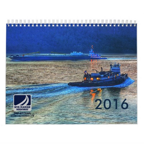 Tugs and Barges of NYS Marine Highway 2016 Calendar