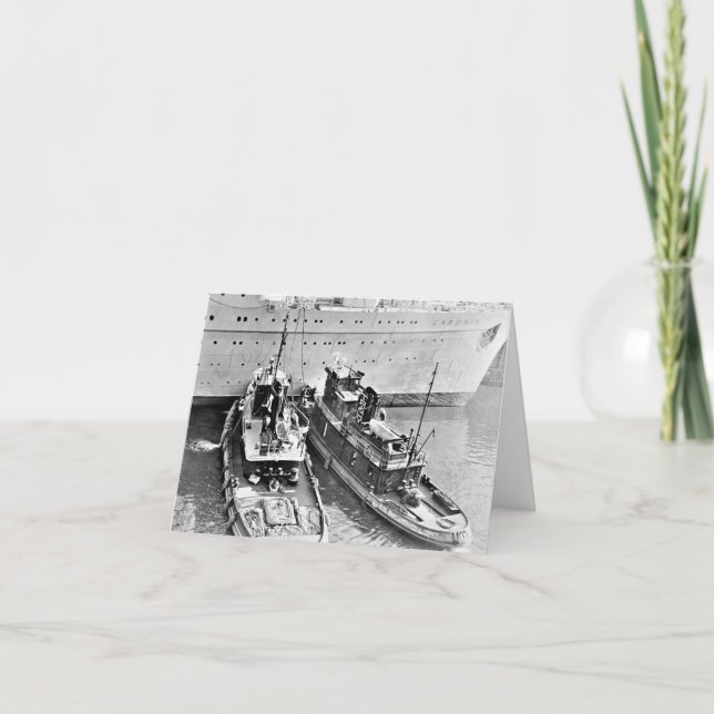 Tugs Assist Caronia Card (Front)