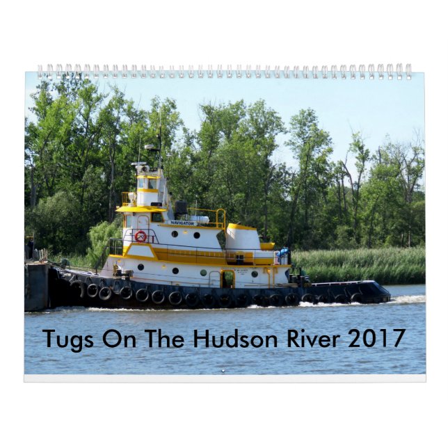 Tugs On The Hudson River 2017 Calendar (Cover)