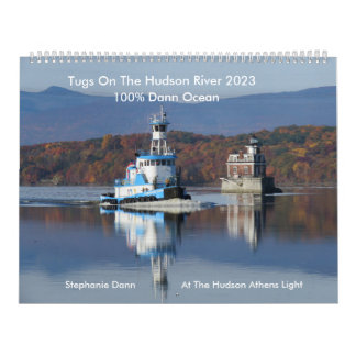 Tugs On The Hudson River 2023 100% Dann Ocean Calendar