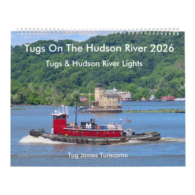 Tugs On The Hudson River 2026 Calendar (Cover)