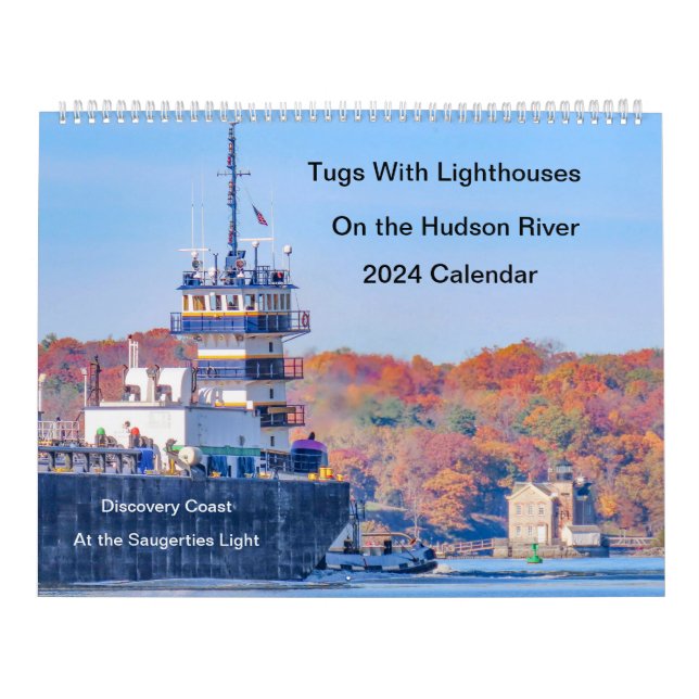 Tugs with Lighthouses 2024 Calendar (Cover)
