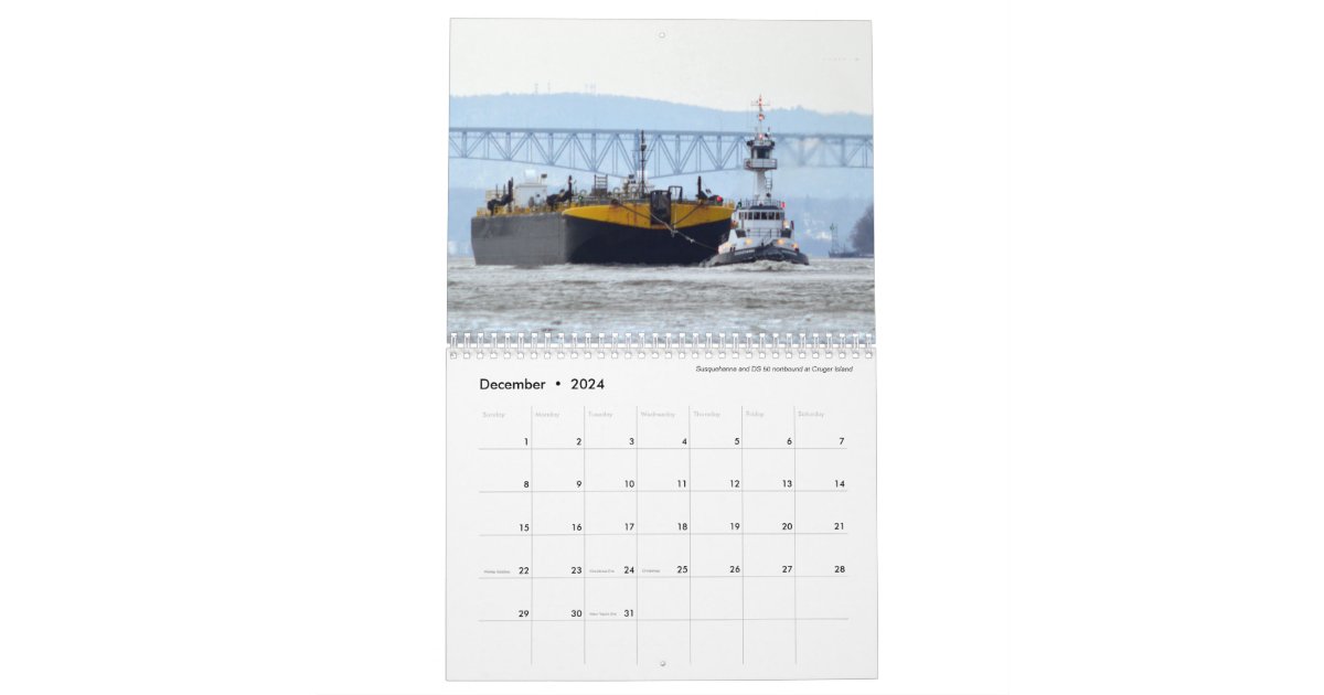 Tugspotting 2023 Susquehanna Calendar Zazzle