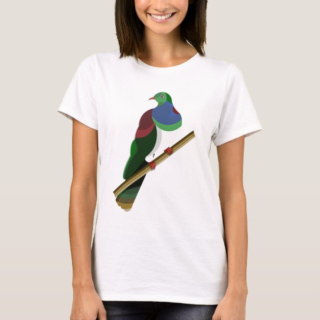 Tui Kereru NZ Bird T-Shirt (Front)