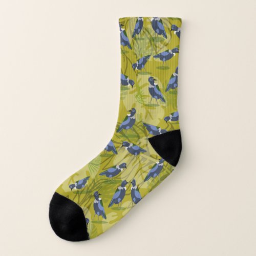 Tui New Zealand Bird Pattern Socks