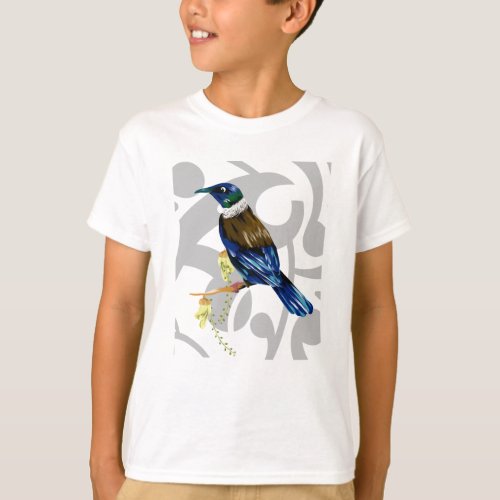 Tui New Zealand native bird T_Shirt