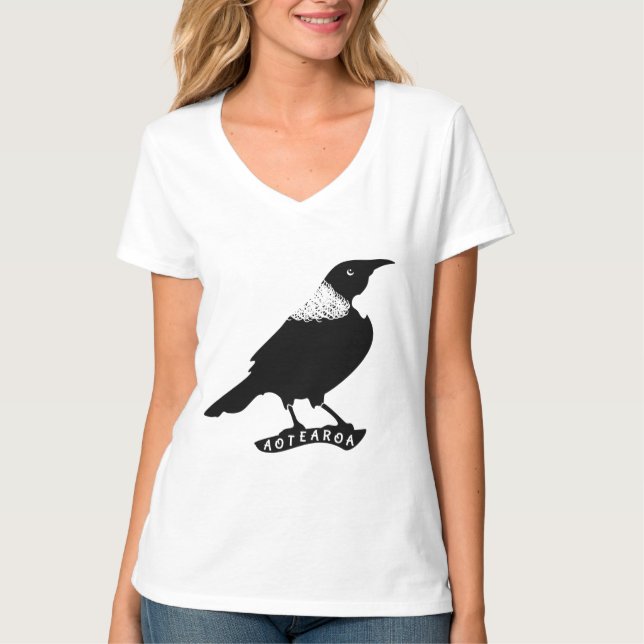 Tui | New Zealand Native Bird T-Shirt (Front)