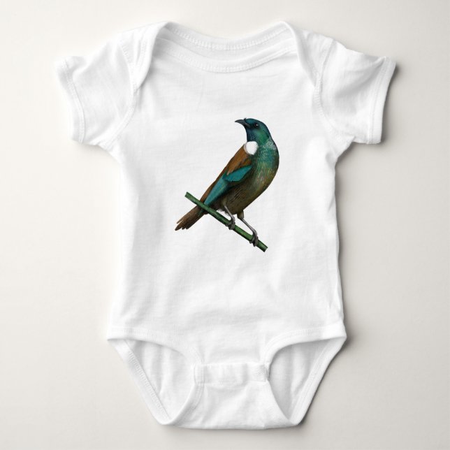 Tui New Zealands Bird Baby Bodysuit (Front)