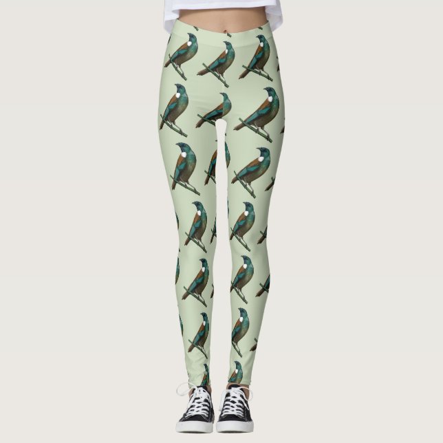 Tui New Zealands Bird Leggings (Front)