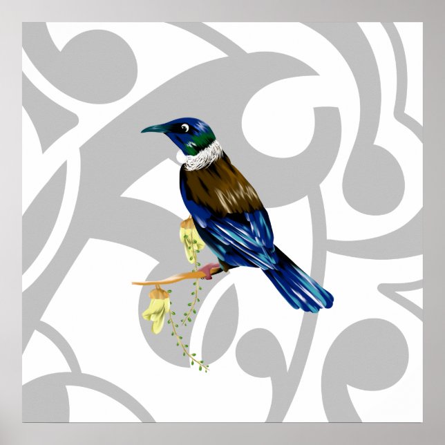 Tui NZ Bird Poster (Front)