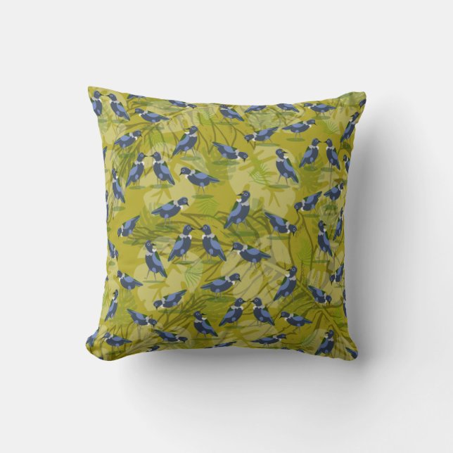 Tui Throw Pillow (Front)