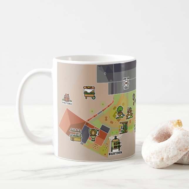 Tuincard Pastory Koffie and Thee Coffee Mug (With Donut)