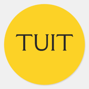 TUIT CLASSIC ROUND STICKER