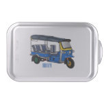Tuk tuk cartoon illustration cake pan