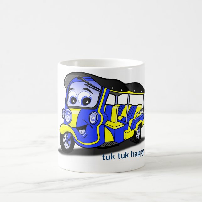 tuk tuk happy coffee mug (Center)