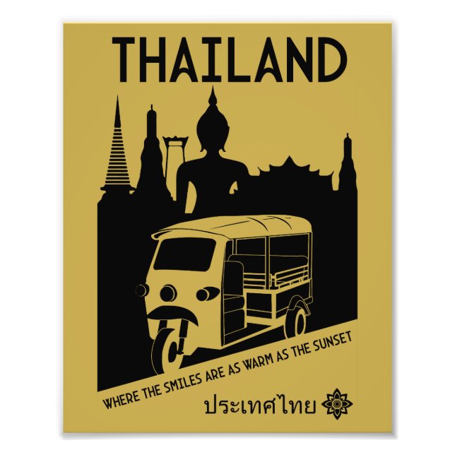  Tuk Tuk Thailand Photo Print (Front)