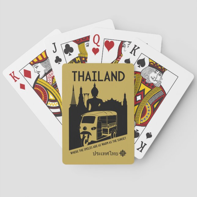  Tuk Tuk Thailand Poker Cards (Back)