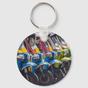 Tuk tuks in a row keychain