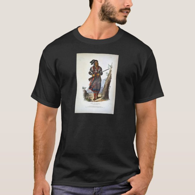 Tuko-See Mathla A Seminole Chief Native American T-Shirt (Front)