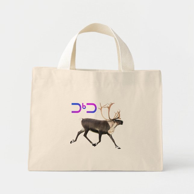 Tuktu - Caribou Mini Tote Bag (Front)