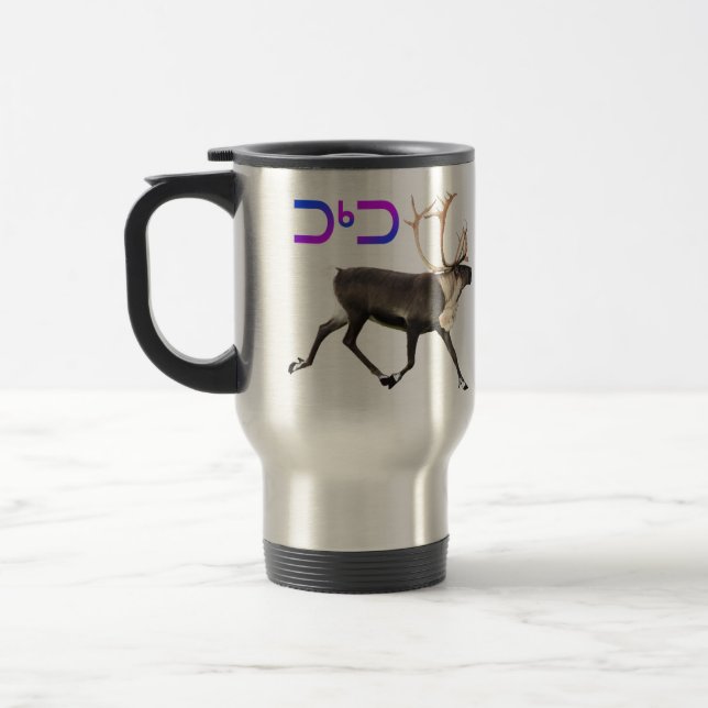 Tuktu - Caribou Travel Mug (Left)