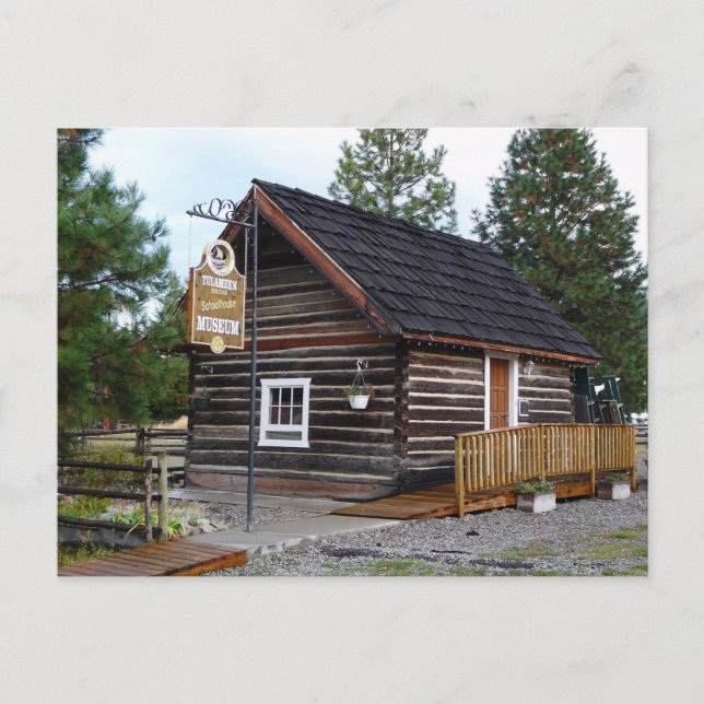 Tulameen BC Schoolhouse Museum Postcard (Front)