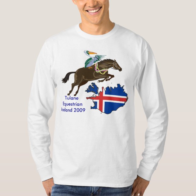 Tulane Equestrian Iceland T-shirt (Front)