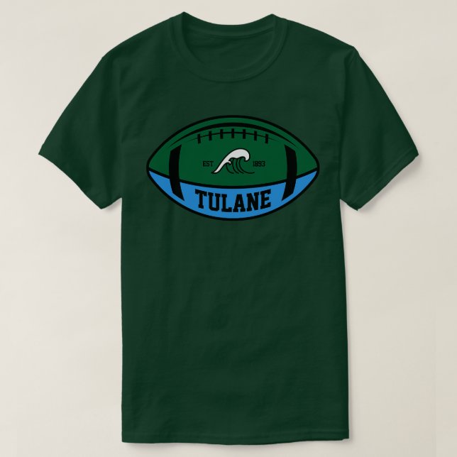 Tulane Team Colors T-Shirt (Design Front)