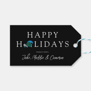Tulane University Angry Wave Logo Gift Tags