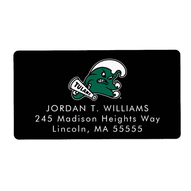 Tulane University Graduate Label (Front)