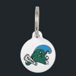 Tulane University Wave | Add Pet's Information Pet ID Tag<br><div class="desc">Check out these official Tulane University designs! Personalize your own Tulane Green Wave merchandise on Zazzle.com. These products make perfect gifts for the Tulane student,  alumni,  fan,  or family member in your life!</div>