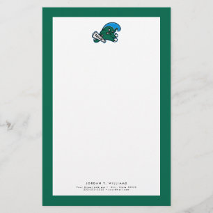 Tulane University Wave Add Your Information Stationery