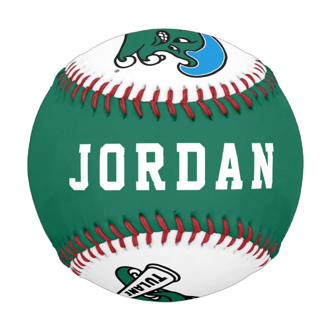 Tulane University Wave | Add Your Name Baseball (Back)