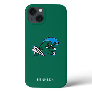 Tulane University Wave | Add Your Name iPhone 13 Case