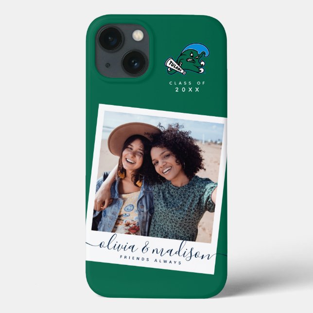 Tulane University Wave | Add Your Photo Case-Mate iPhone Case (Back)