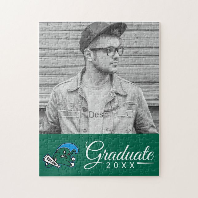 Tulane University Wave |  | Add Your Photo Jigsaw Puzzle (Vertical)