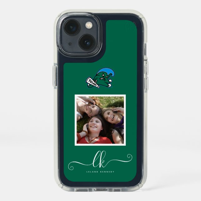 Tulane University Wave | Add Your Photo Speck iPhone 13 Case (Front)