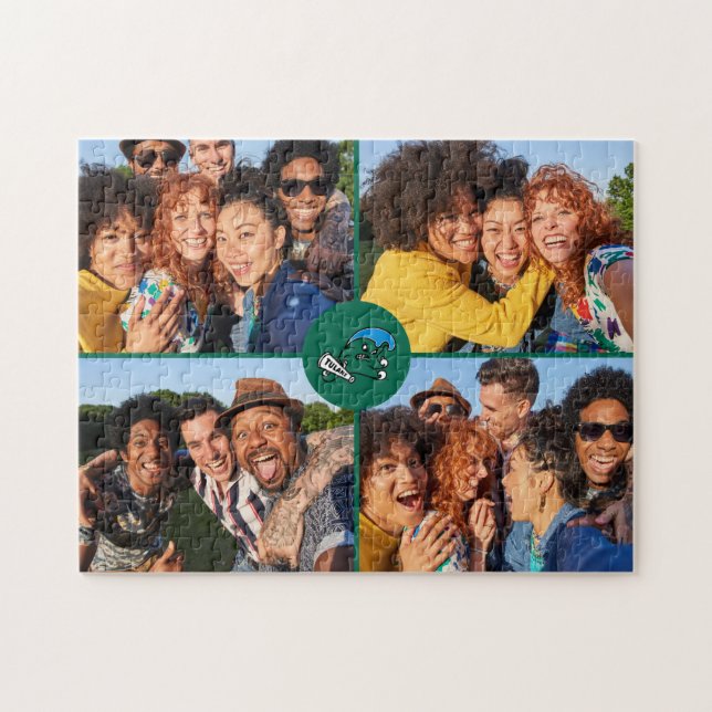 Tulane University Wave | Add Your Photos Jigsaw Puzzle (Horizontal)