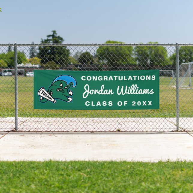 Tulane University Wave Banner (Insitu)