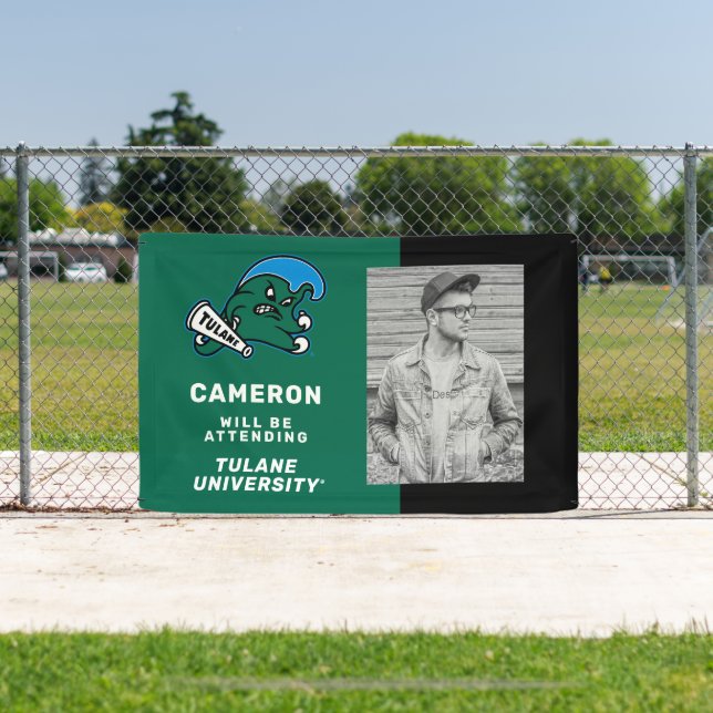 Tulane University Wave Banner (Insitu)