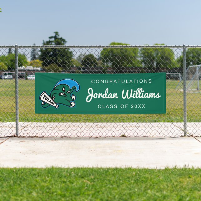 Tulane University Wave Banner (Insitu)