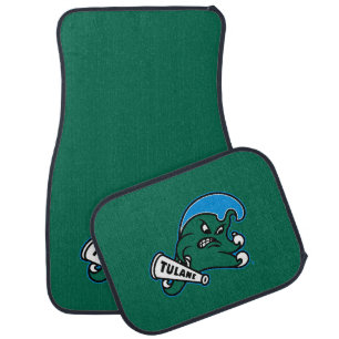 Tulane University Wave Car Floor Mat
