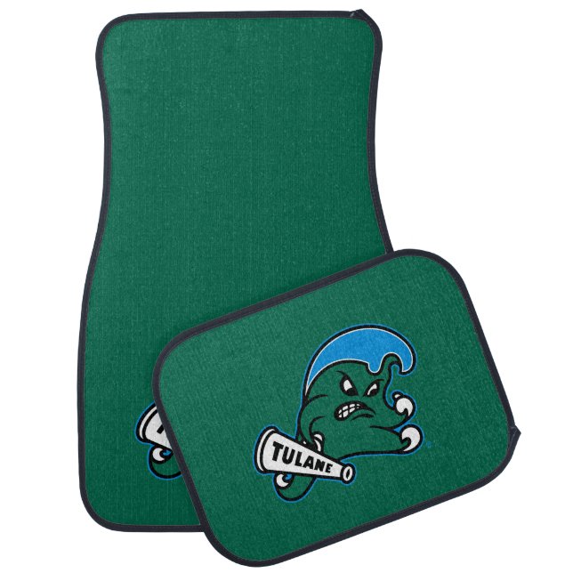 Tulane University Wave Car Floor Mat (Set)
