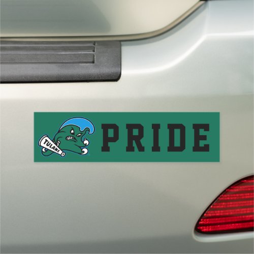 Tulane University Wave Car Magnet