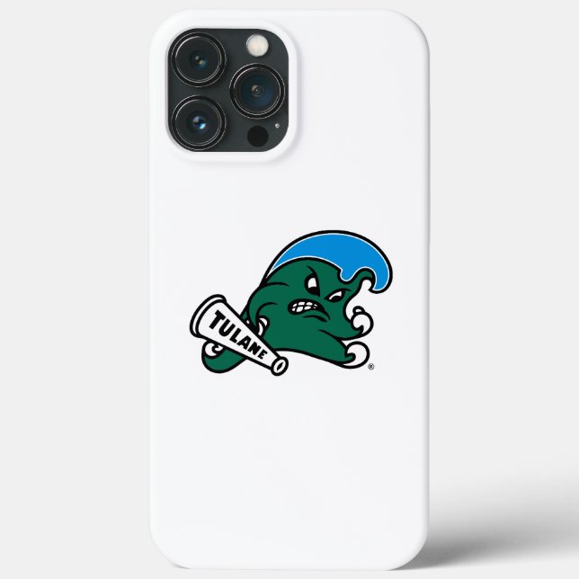 Tulane University Wave Case-Mate iPhone Case (Back)